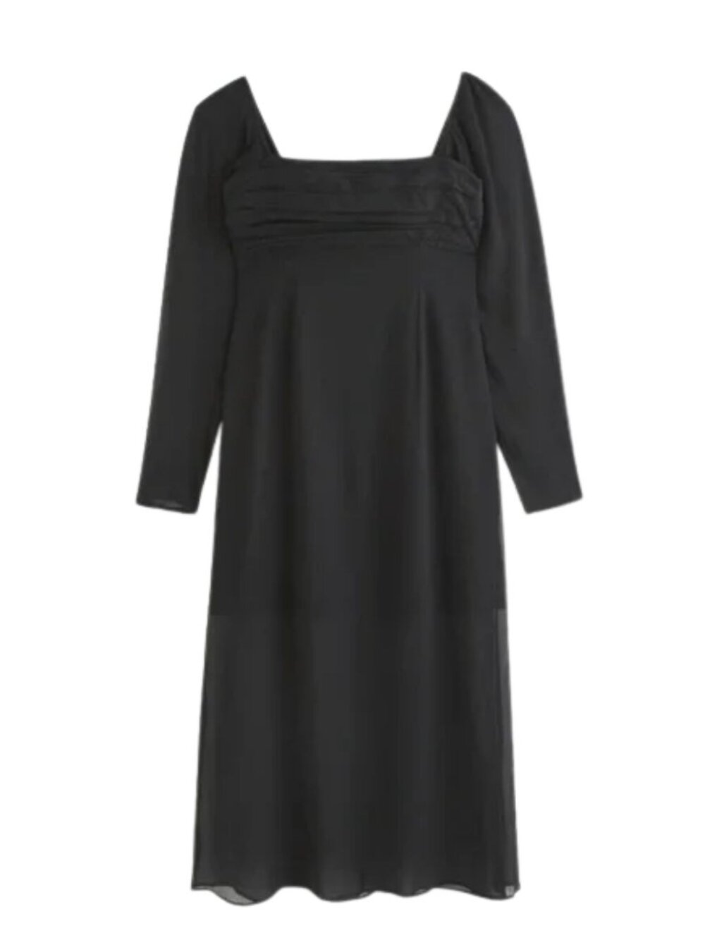 A&F Chiffon Maxi Dress - Small, Tall